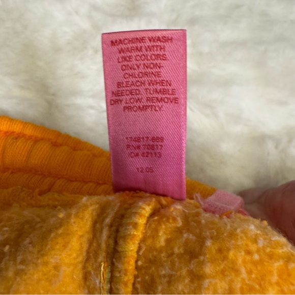 Victoria's Secret PINK Capri Cropped Joggers Sweatpants Size Small Burnt Orange - Picture 6 of 14